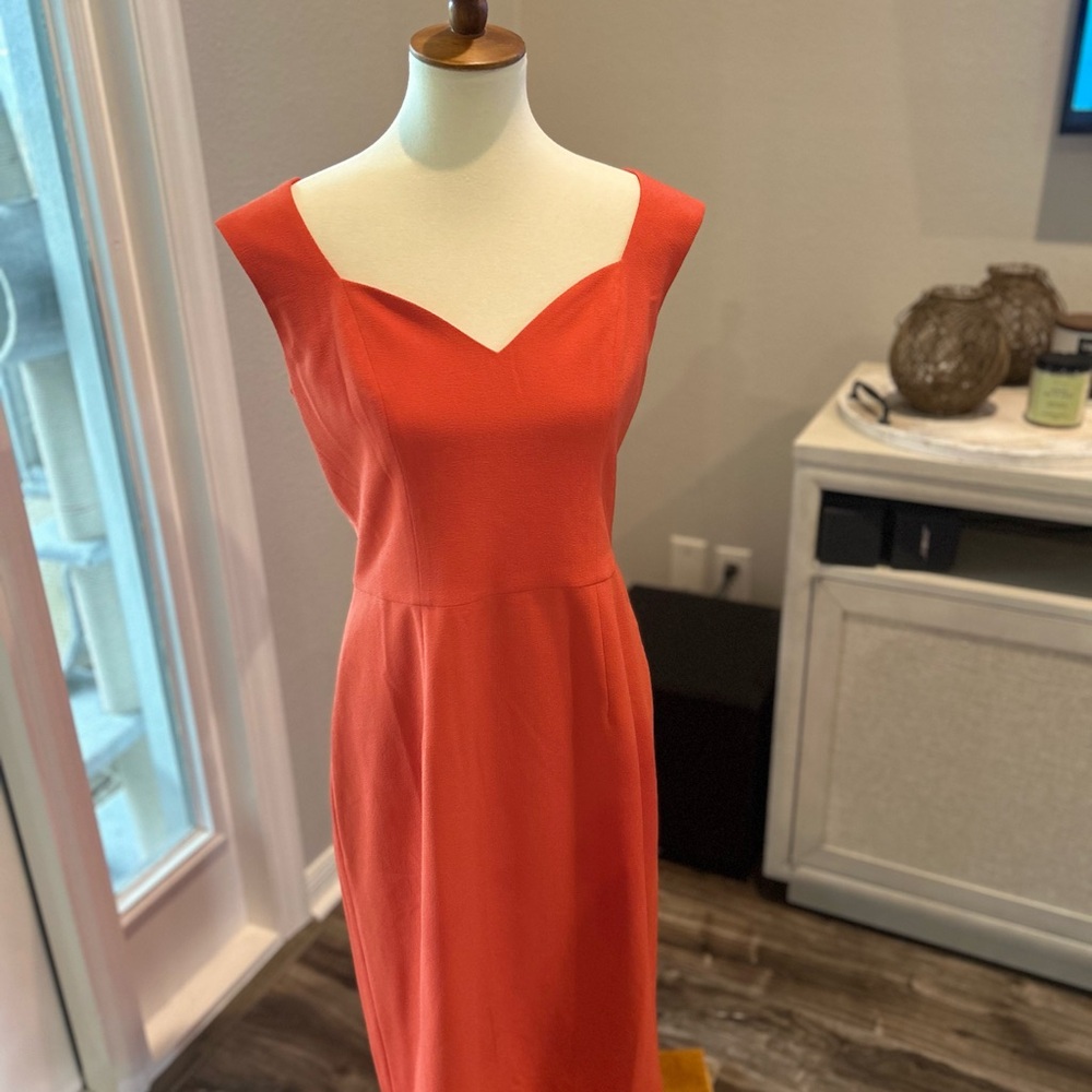 Dress the Population Elle Sweetheart Neck Sheath Midi Dress SIZE XXL